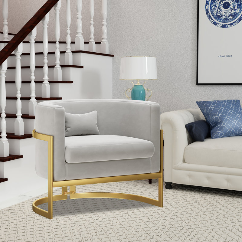 Etta Avenue™ Shelbi Upholstered Armchair & Reviews Wayfair Canada